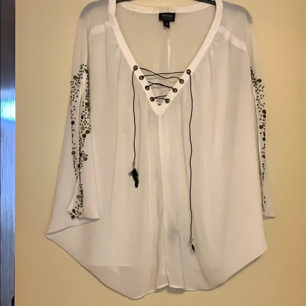 White shear top